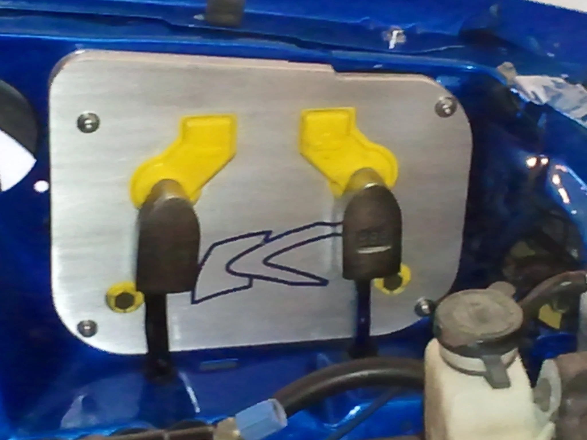 1979-1993 Mustang Fender Mount Battery Relocation kit - Fox